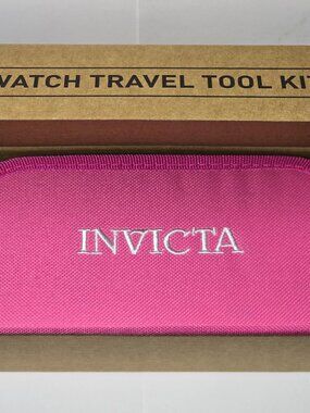 Invicta Travel Watch Repair Tool Kit, Pink/White (ITK-008)